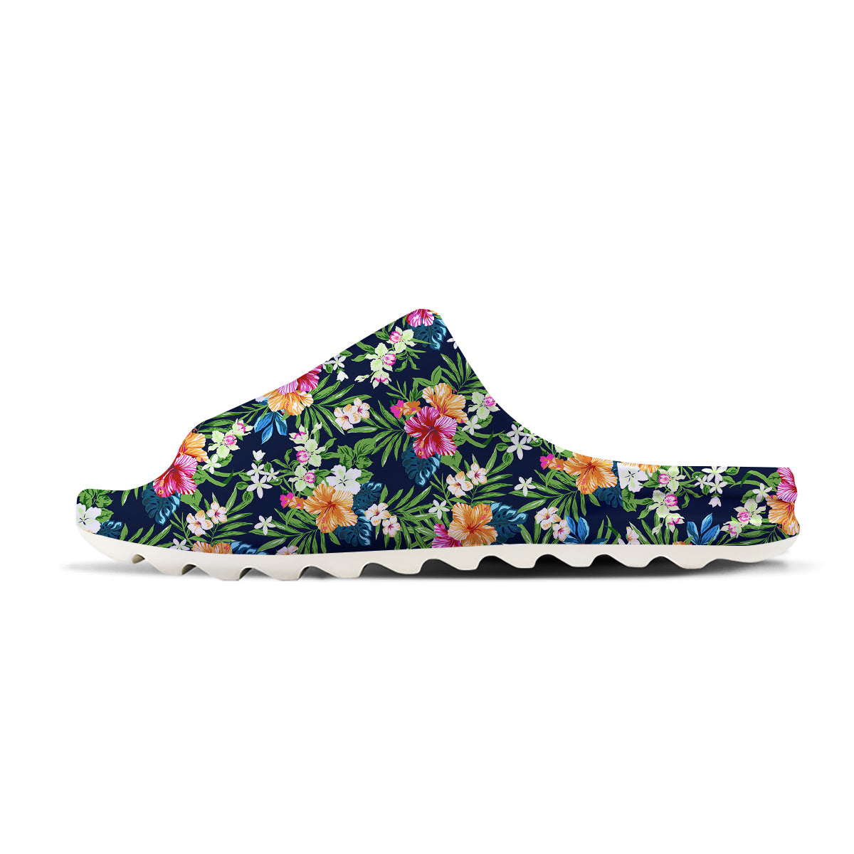 Flowers Tropical Print Pattern Sandals-grizzshop