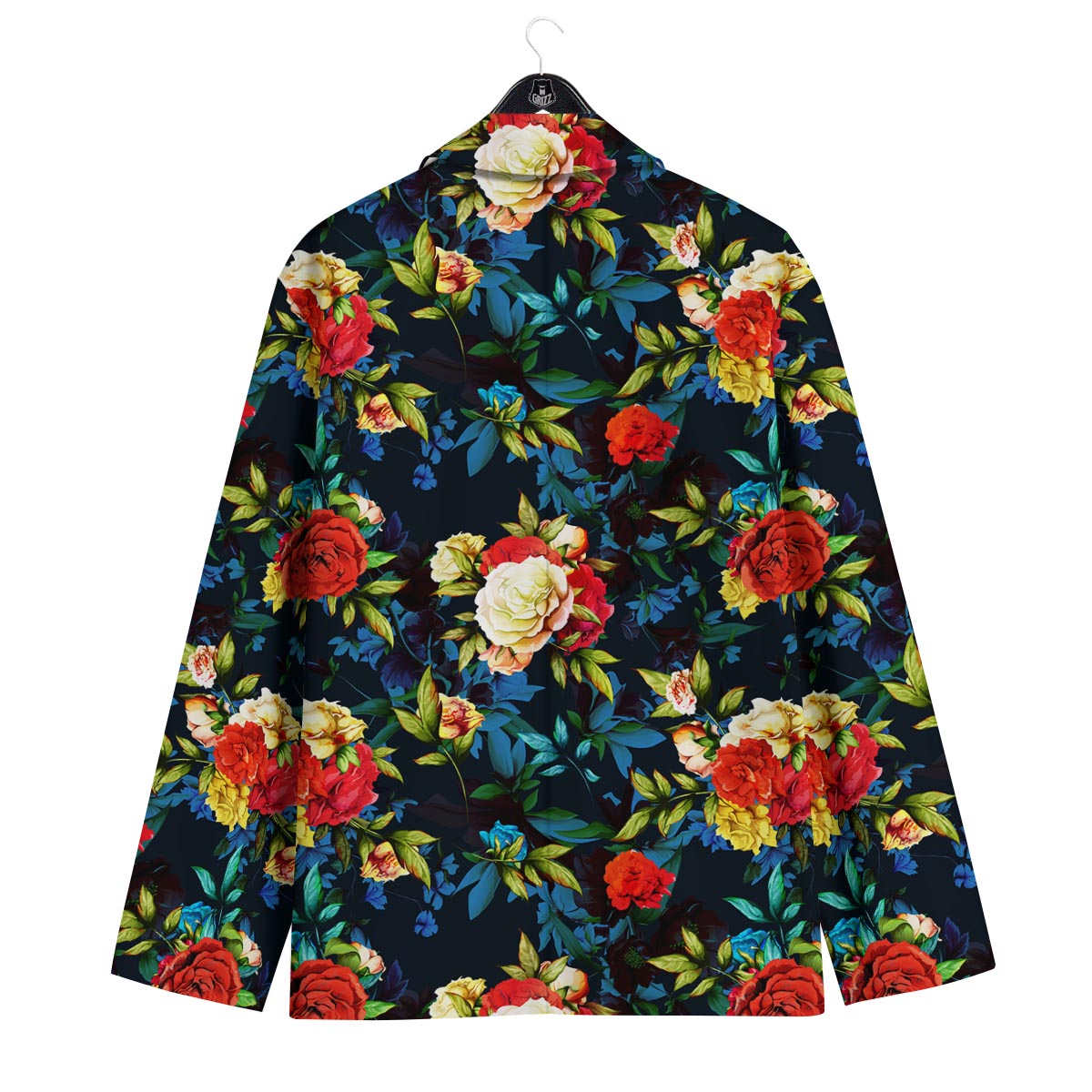 Flowers Yellow And Red Print Pattern Men's Sport Coat-grizzshop