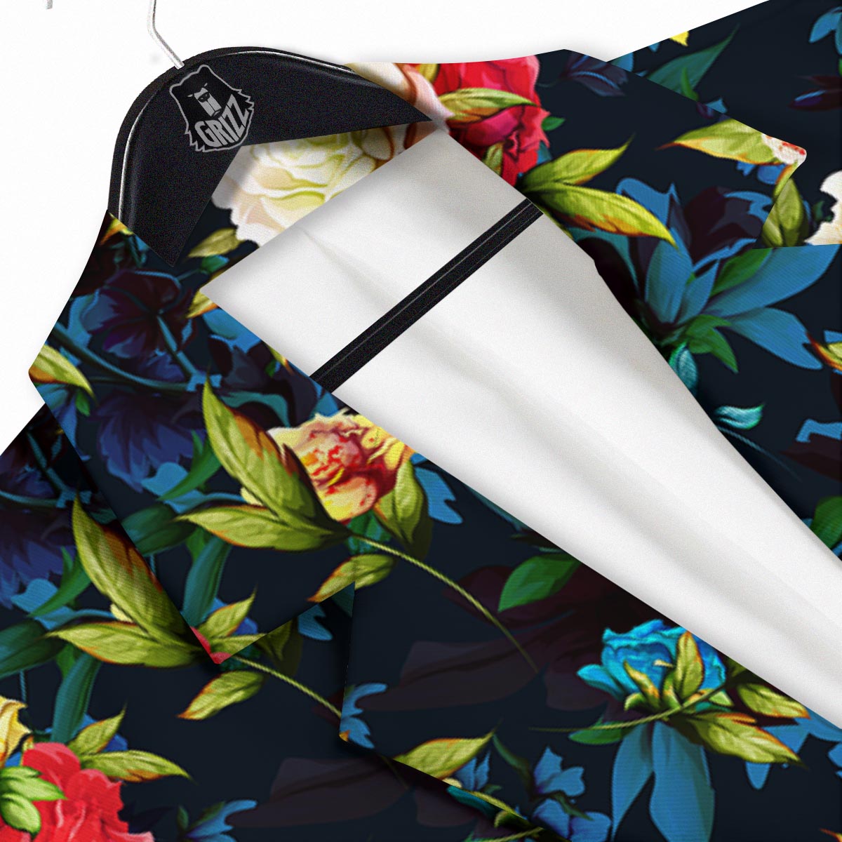 Flowers Yellow And Red Print Pattern Men's Sport Coat-grizzshop
