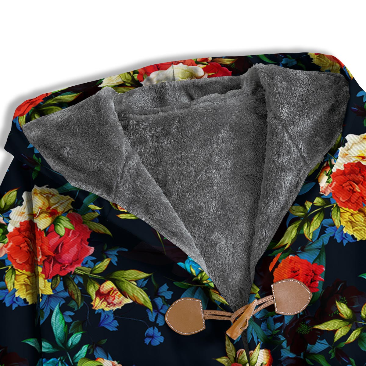 Flowers Yellow And Red Print Pattern Men's Windbreaker Jacket-grizzshop