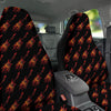 Flying Burning Guitars Print Pattern Car Seat Covers-grizzshop