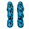 Flying Eagle Pattern Print Muay Thai Shin Guards-grizzshop