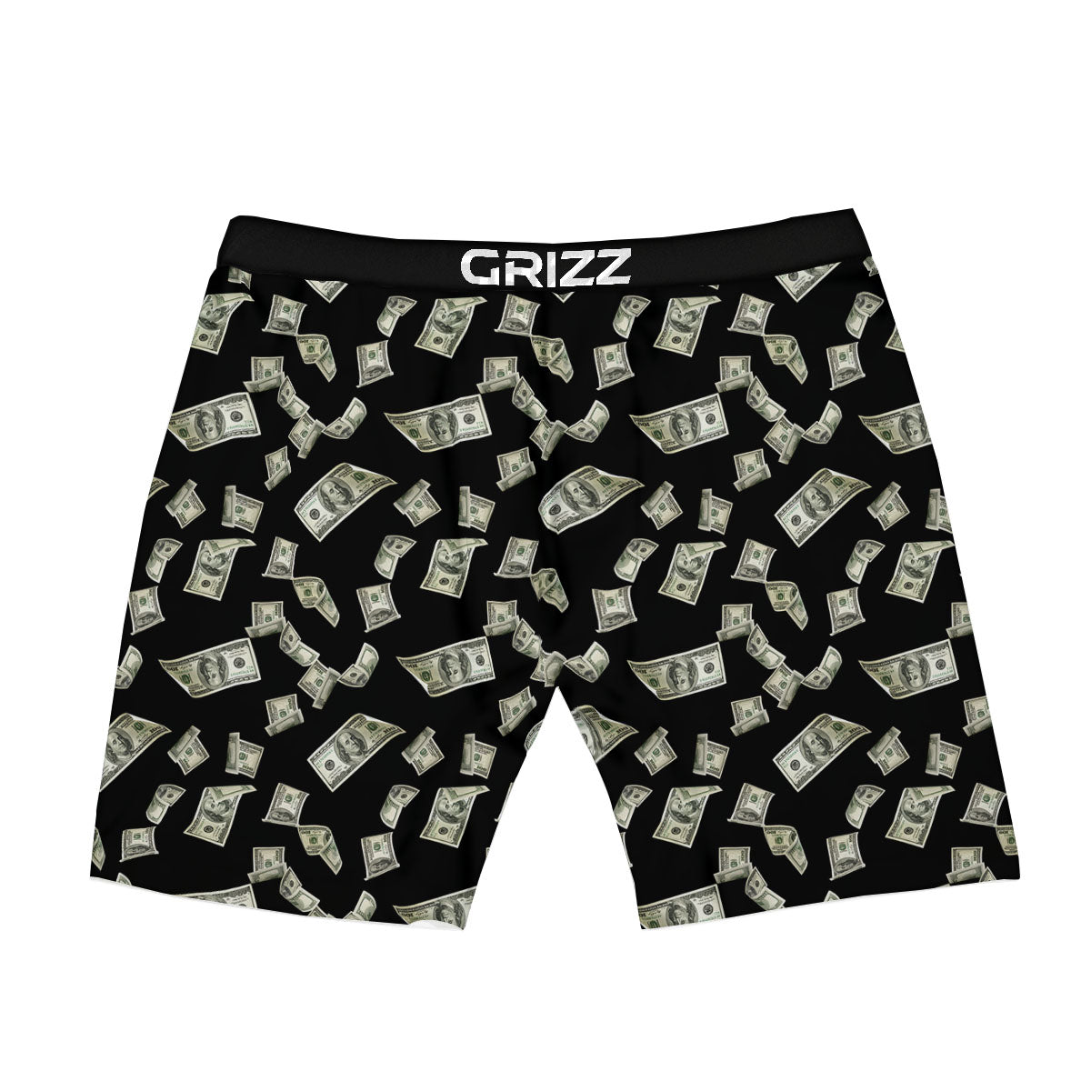 Flying US Dollar Money Print Boxer Briefs-grizzshop