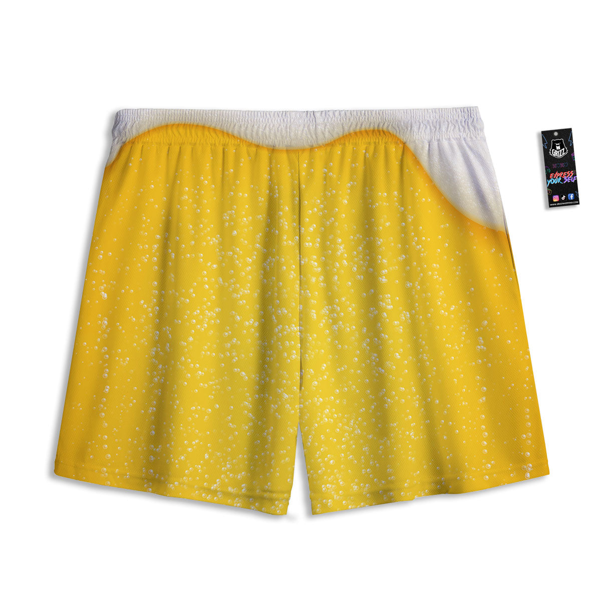 Gingerbread Man Cute Print Pattern Mesh Shorts