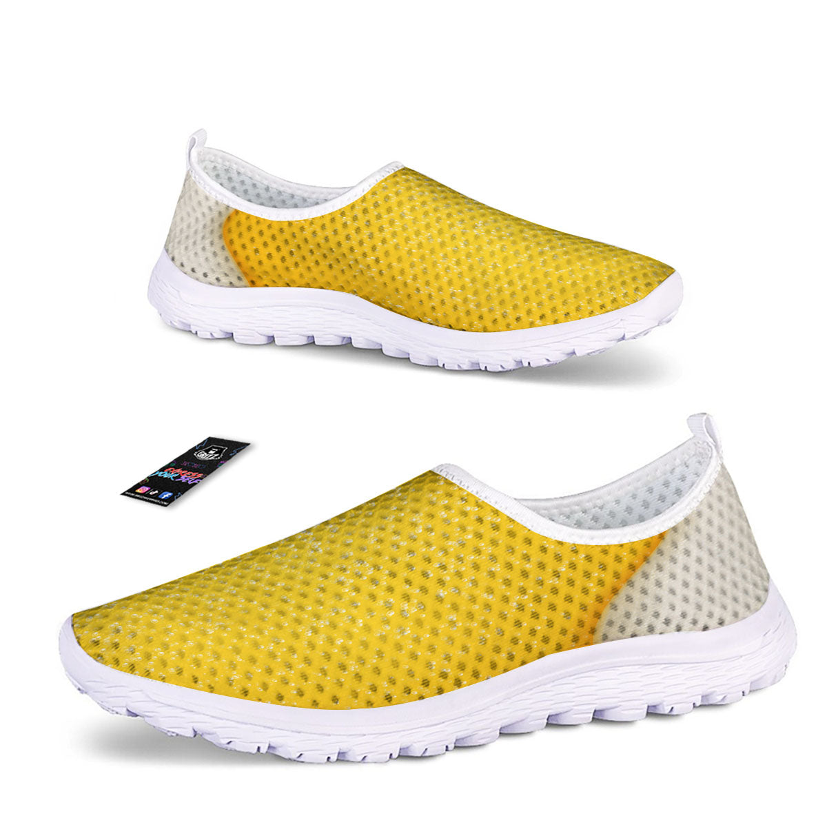 Foam And Beer Print Nurse Shoes-grizzshop