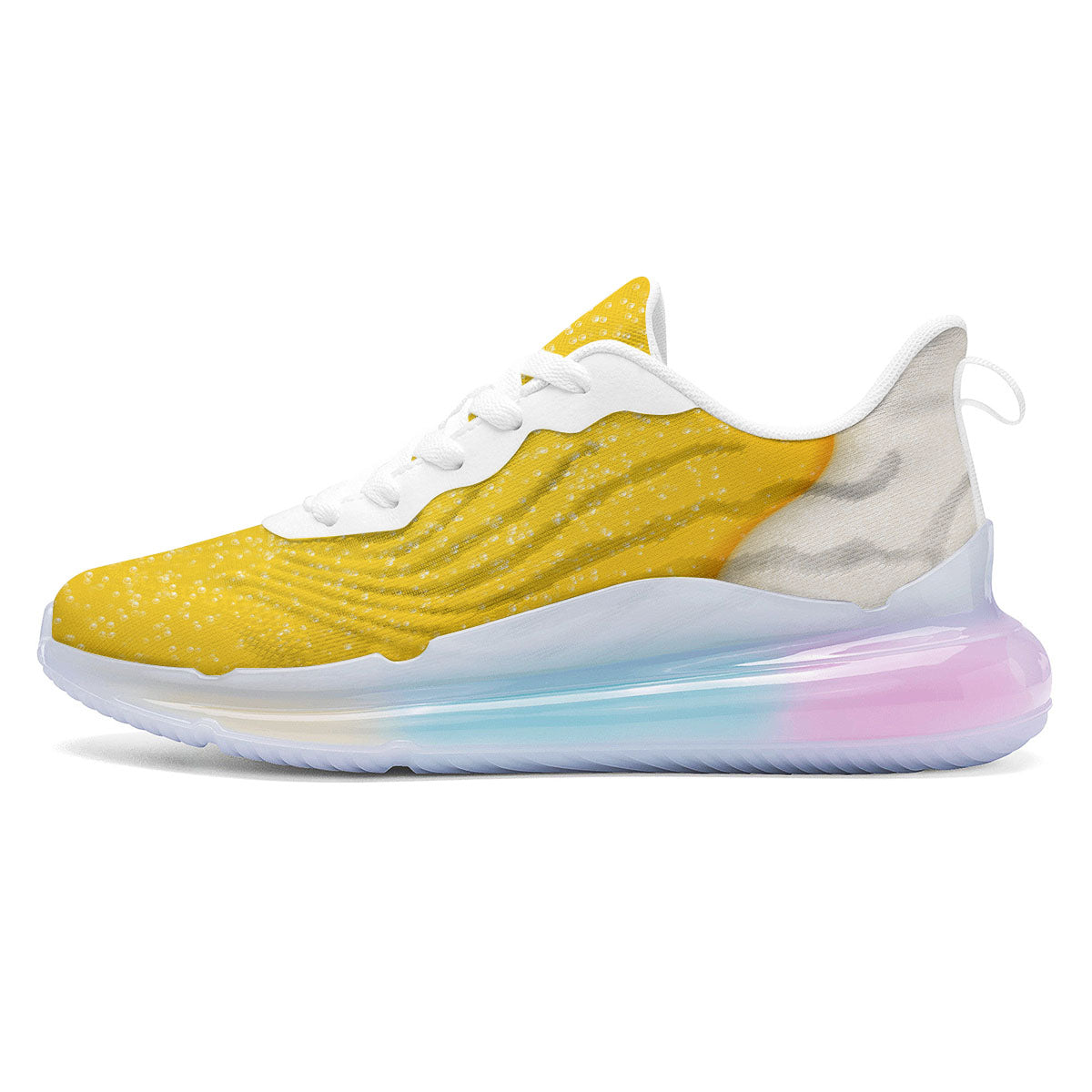 Foam And Beer Print Running Sneakers-grizzshop