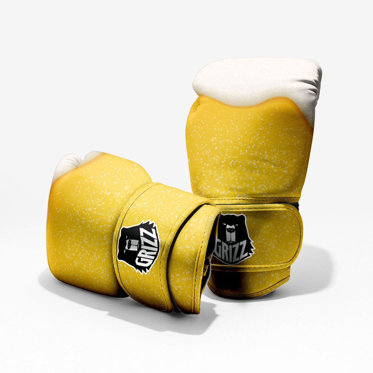 Foam And Beer Print Pro Boxing Glove