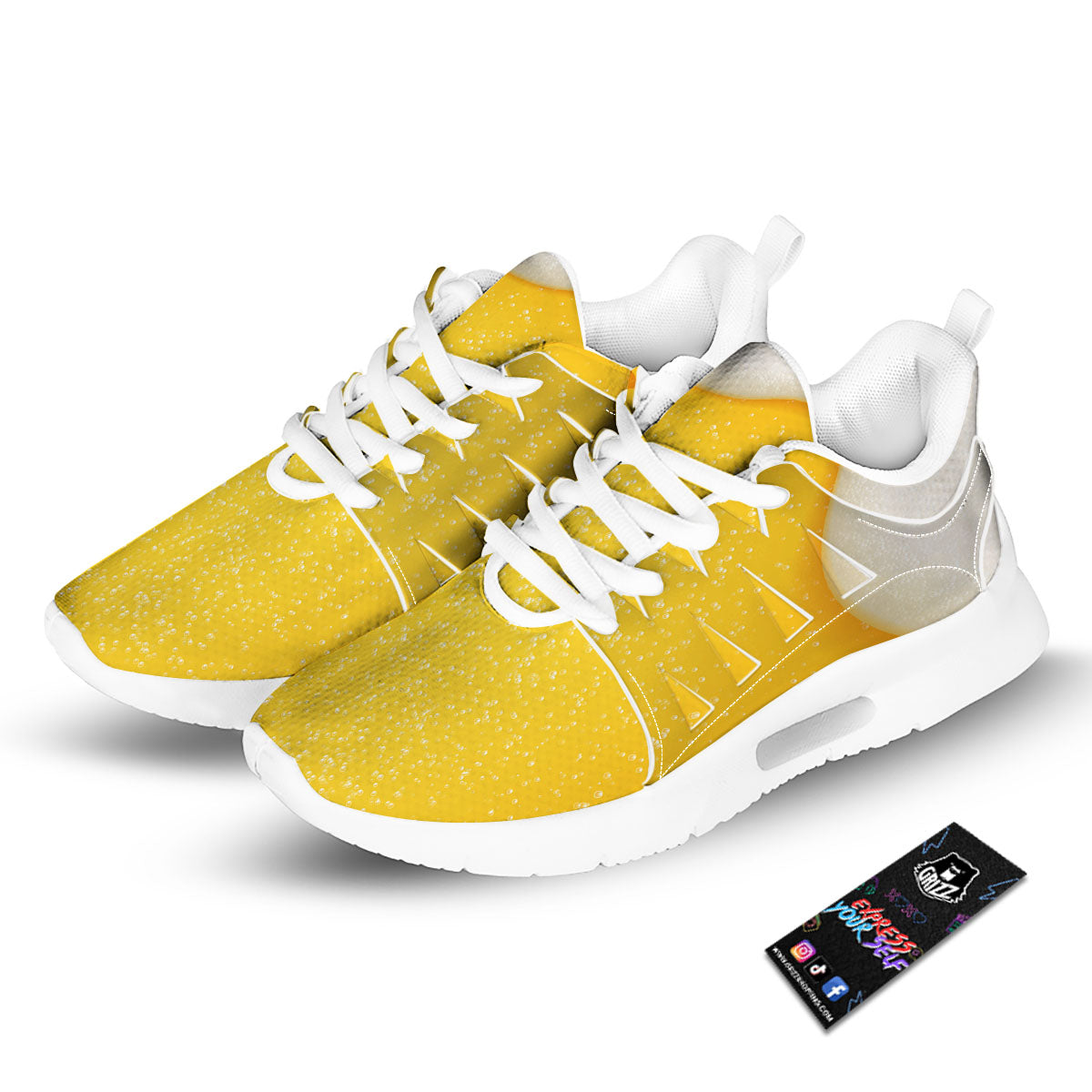 Foam And Beer Print Tennis Shoes-grizzshop