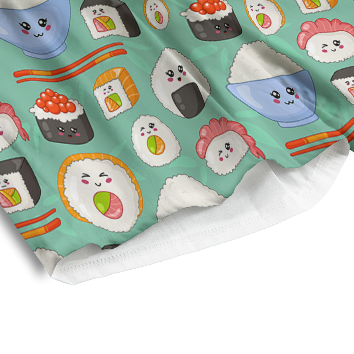 Food Japanese Print Pattern Men's Athletic Shorts