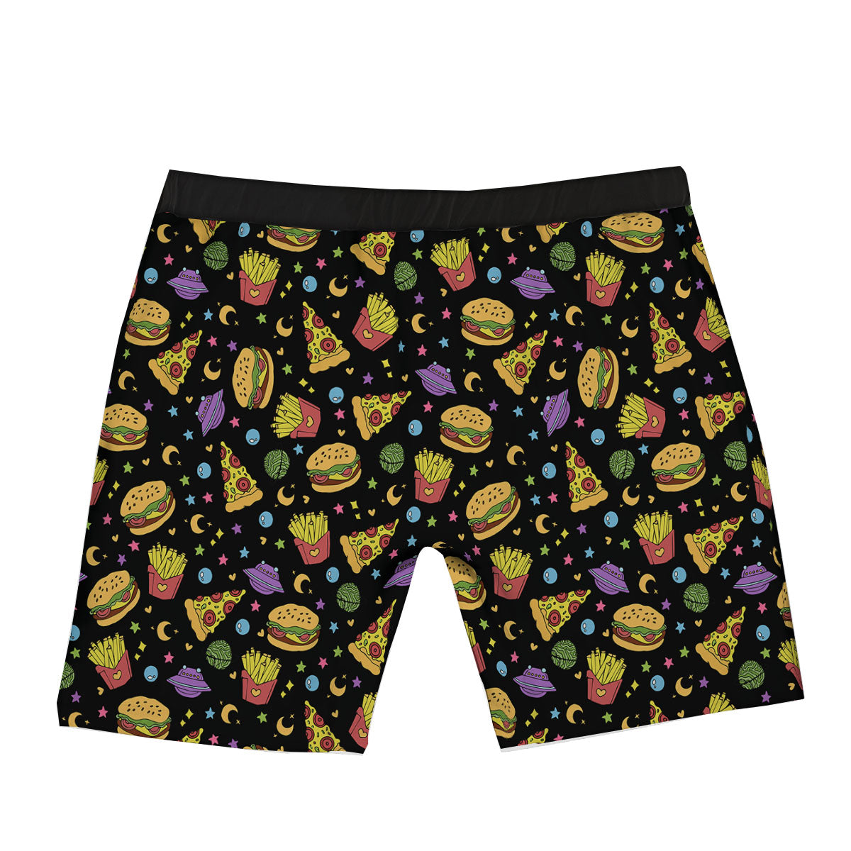 Food Planets Print Pattern Boxer Briefs-grizzshop