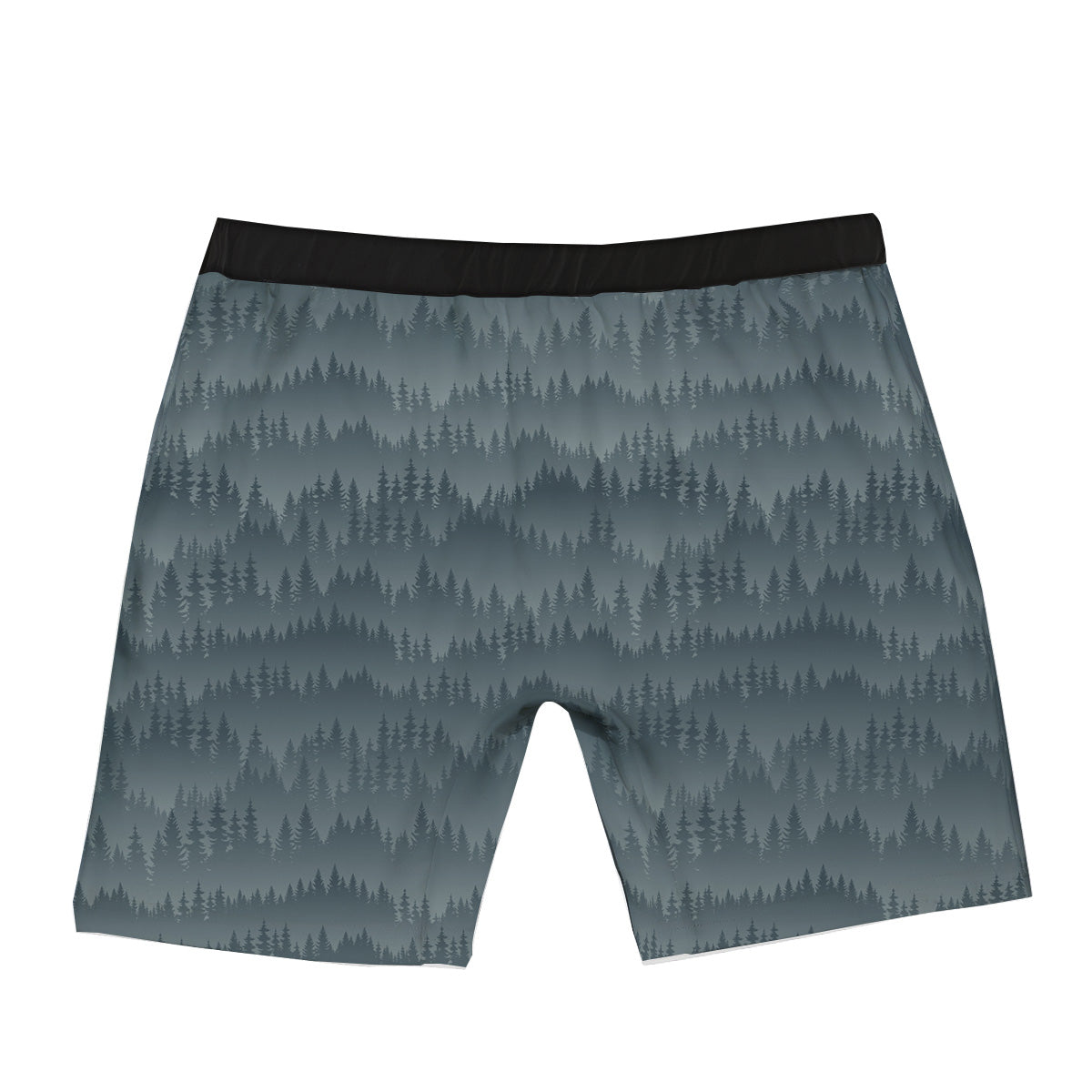 Forest And Mist Print Pattern Boxer Briefs-grizzshop