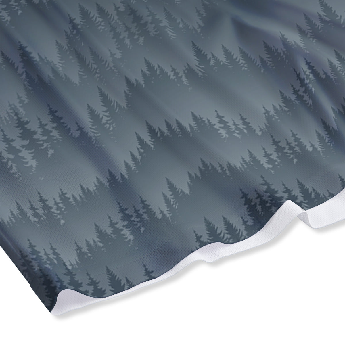 Forest And Mist Print Pattern Mesh Shorts-grizzshop