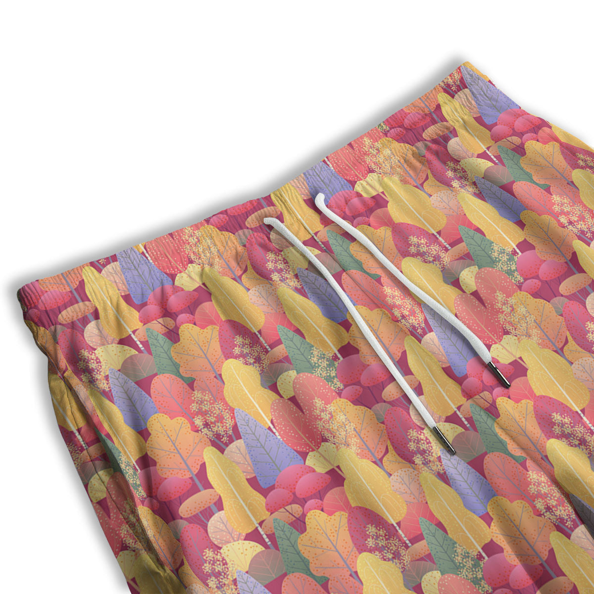 Forest Autumn Print Men's Athletic Shorts