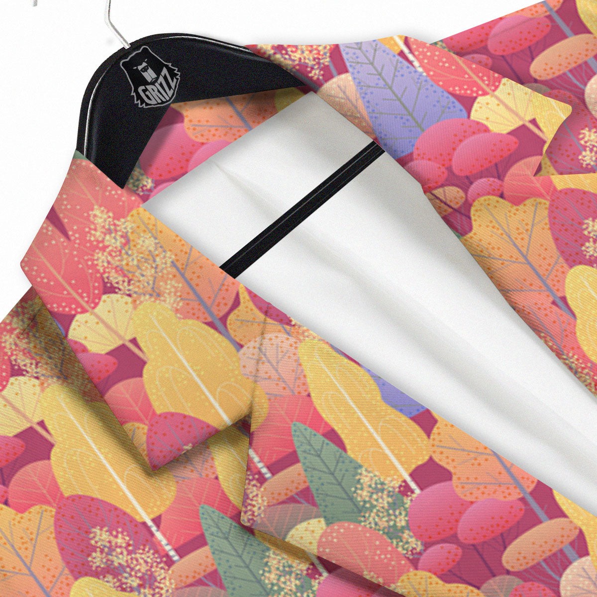Forest Autumn Print Men's Sport Coat-grizzshop