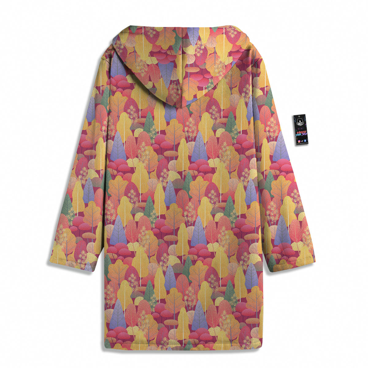 Forest Autumn Print Men's Windbreaker Jacket-grizzshop