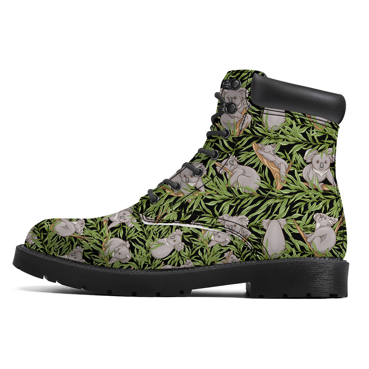 Forest Koala Print Pattern Boots-grizzshop