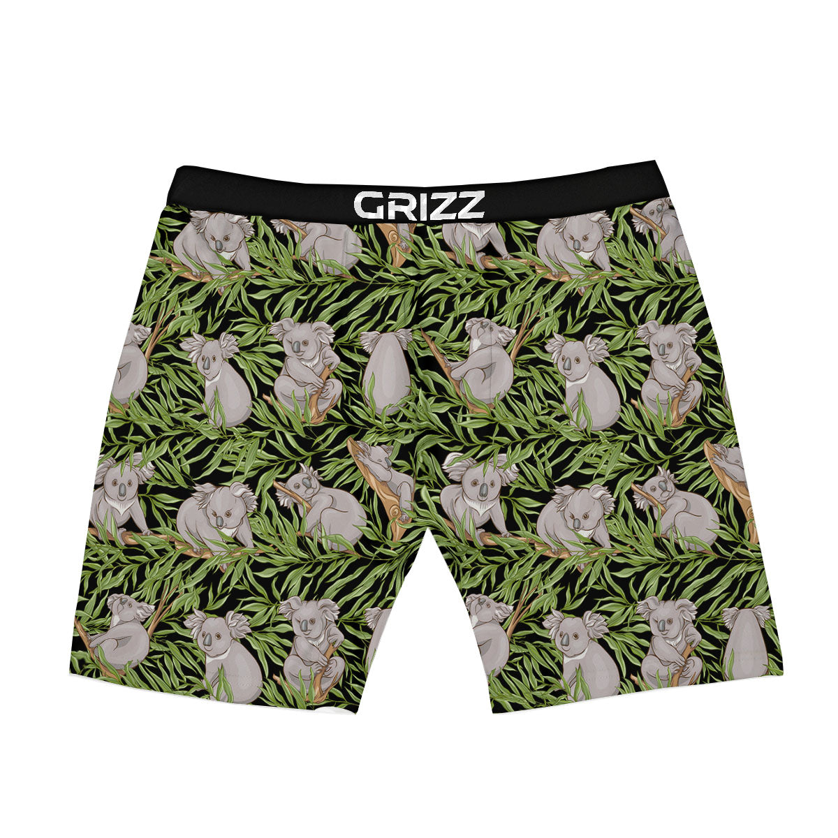 Forest Koala Print Pattern Boxer Briefs-grizzshop