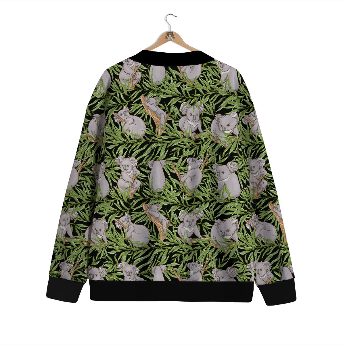 Forest Koala Print Pattern Cardigan-grizzshop