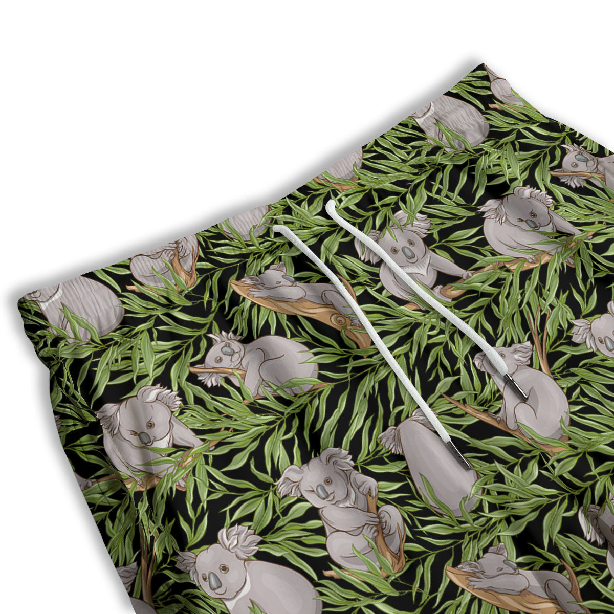 Forest Koala Print Pattern Men's Athletic Shorts