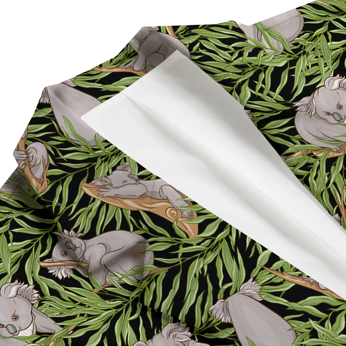 Forest Koala Print Pattern Men's Blazer-grizzshop