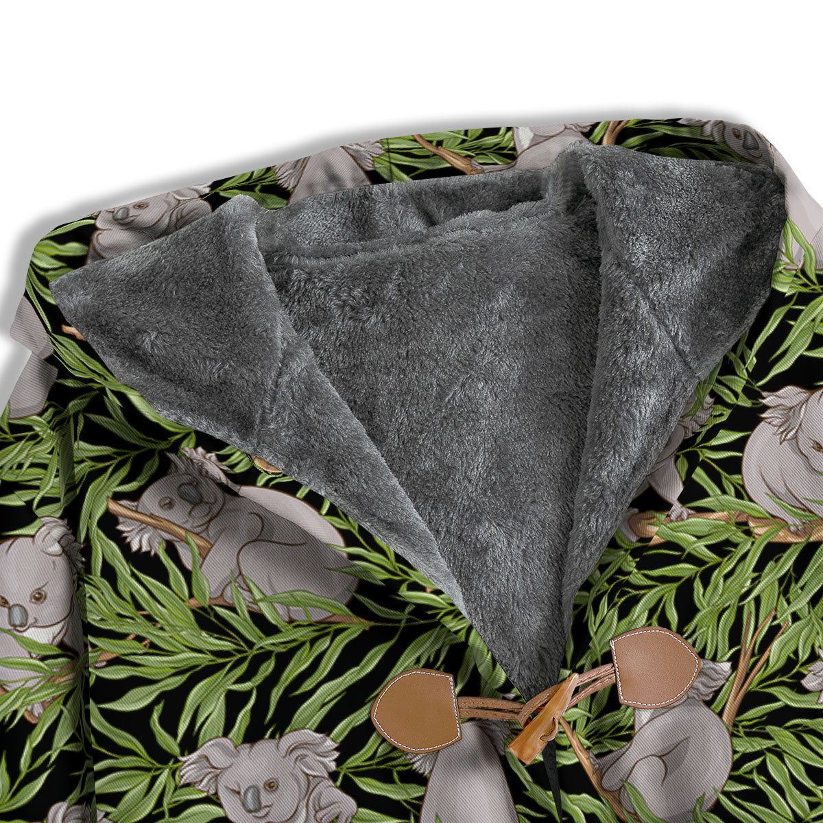 Forest Koala Print Pattern Men's Windbreaker Jacket-grizzshop