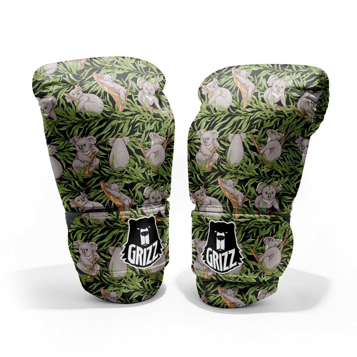 Forest Koala Print Pattern Pro Boxing Glove