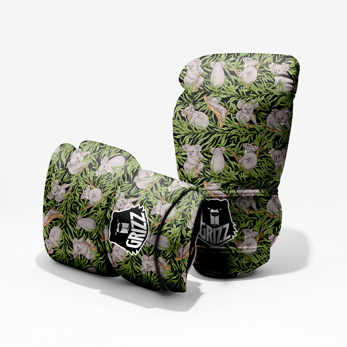 Forest Koala Print Pattern Pro Boxing Glove