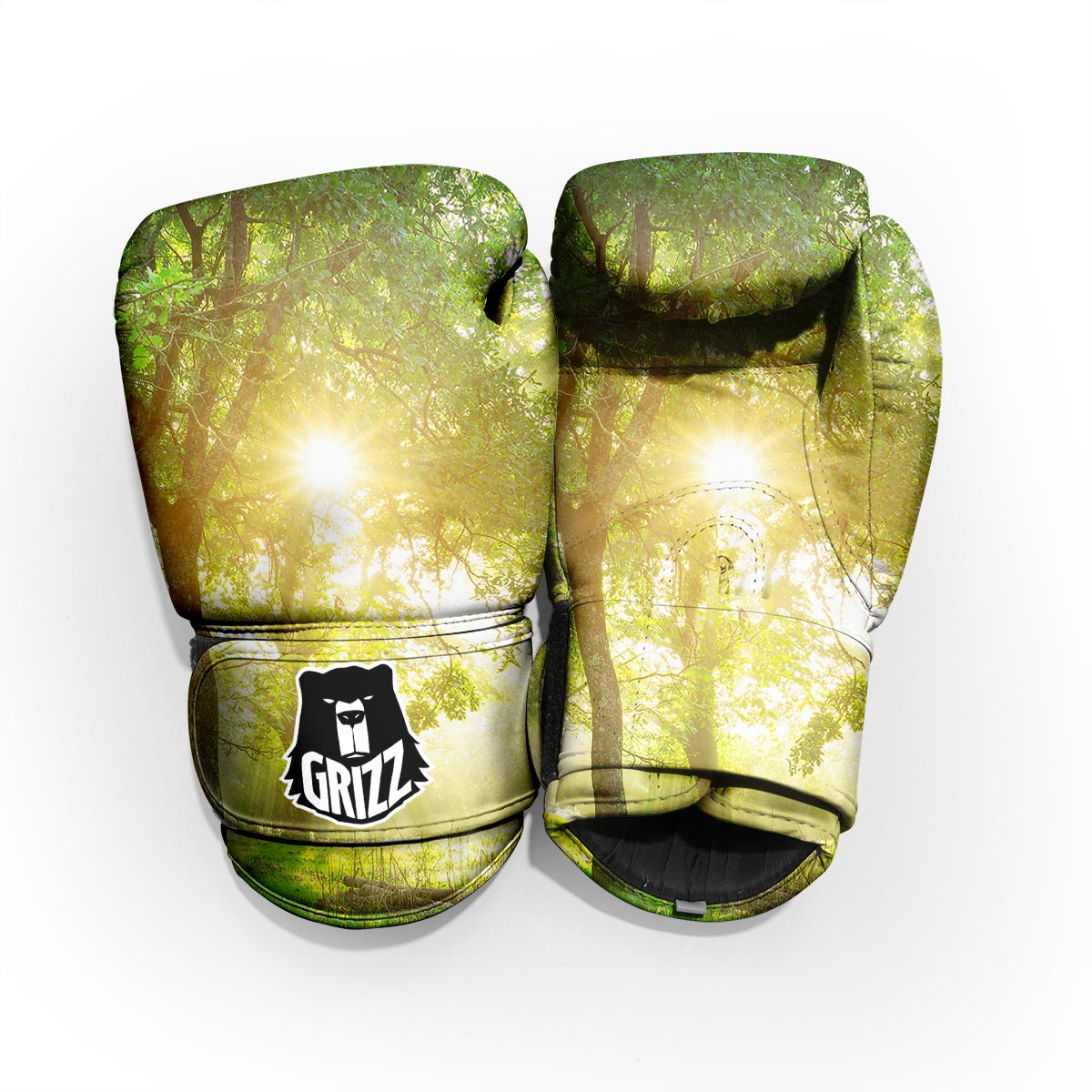 Forest Sunrise Print Pro Boxing Glove