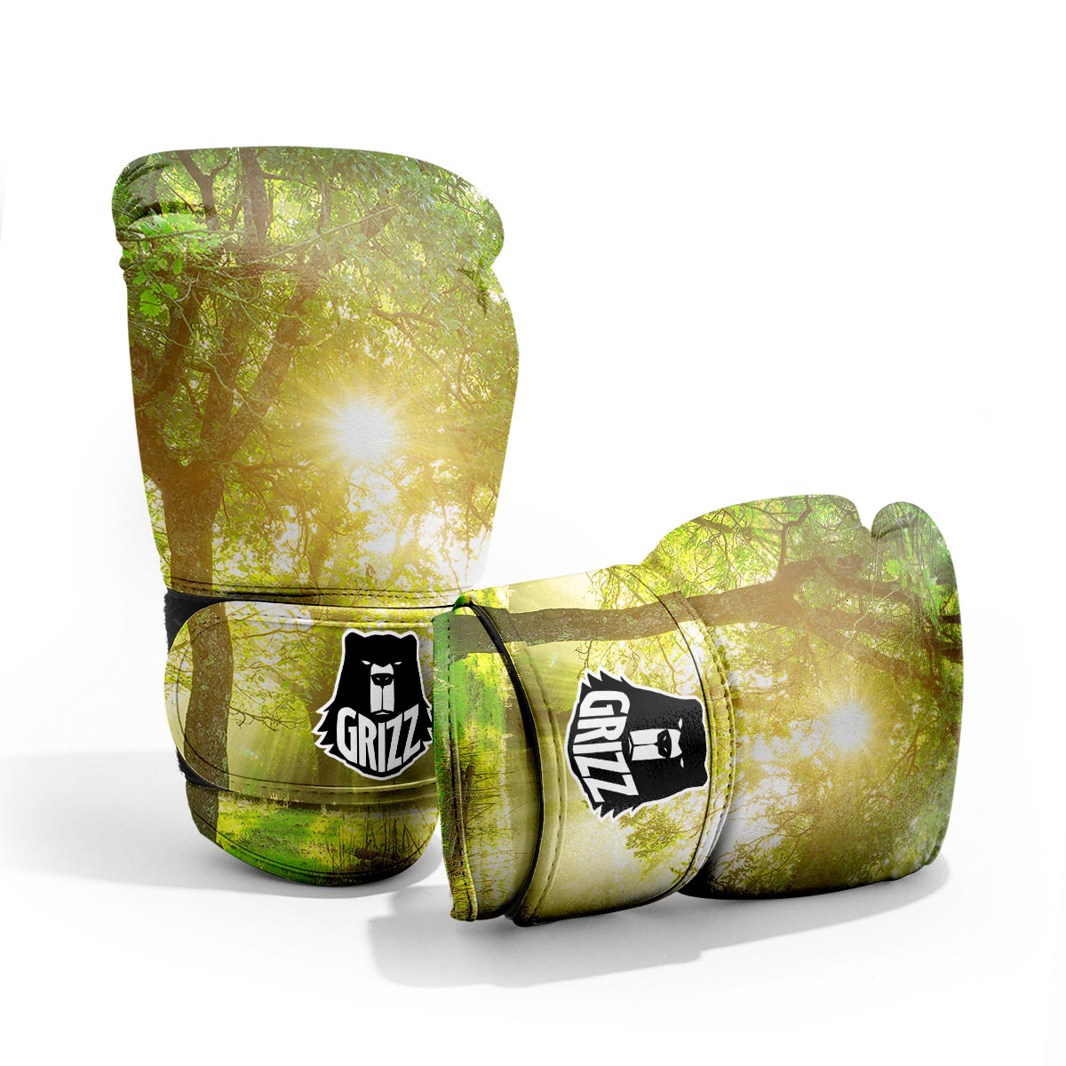 Forest Sunrise Print Pro Boxing Glove