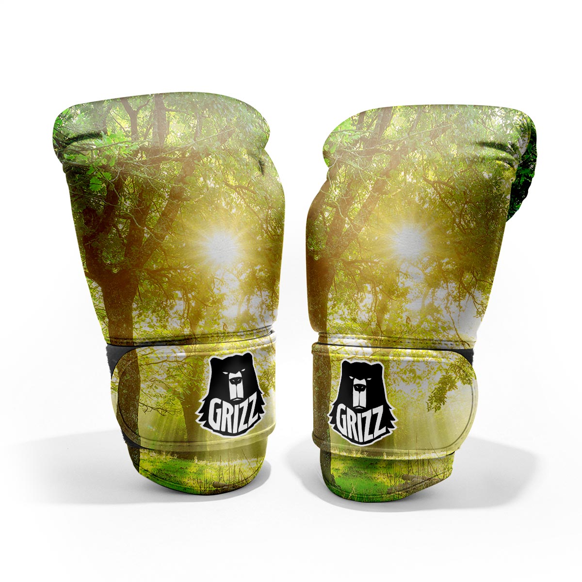 Forest Sunrise Print Pro Boxing Glove