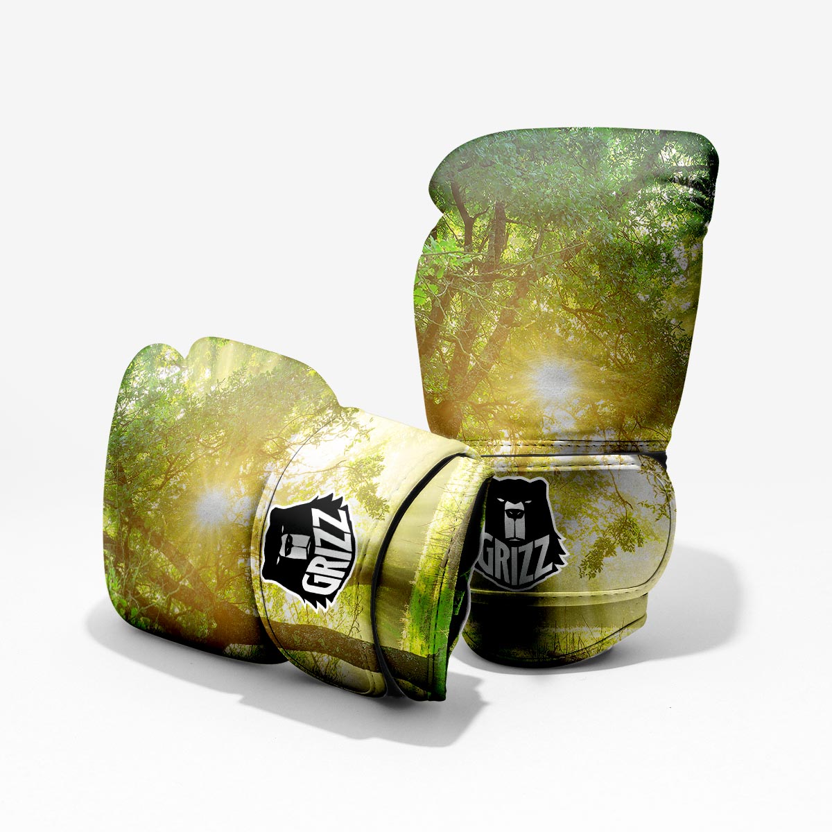 Forest Sunrise Print Pro Boxing Glove