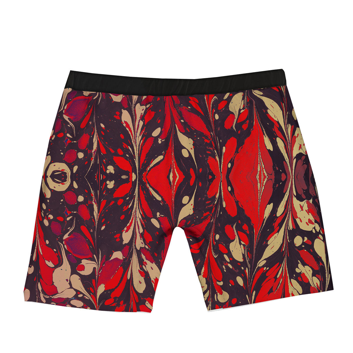 Formed Psychedelic Print Pattern Boxer Briefs-grizzshop
