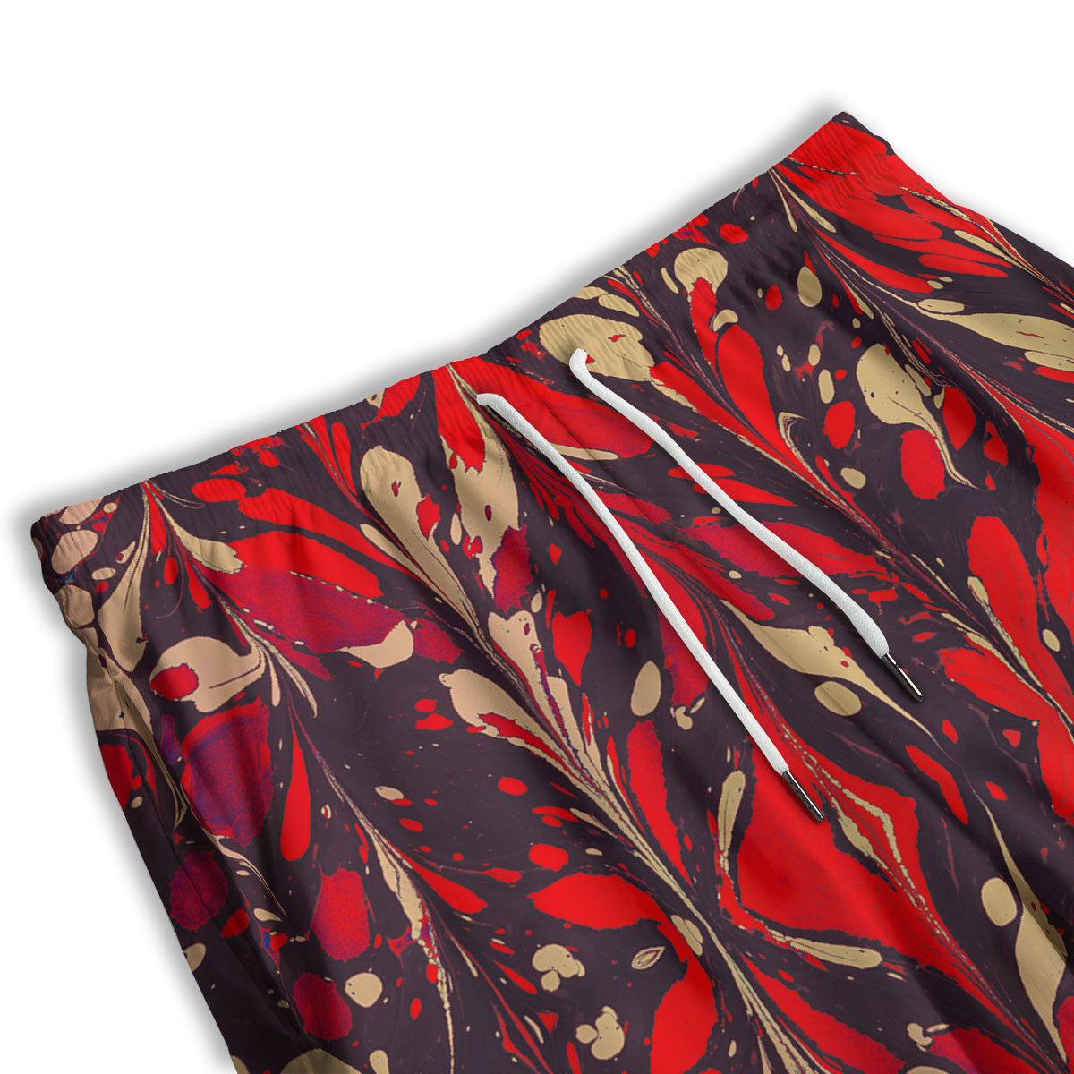 Formed Psychedelic Print Pattern Men's Athletic Shorts