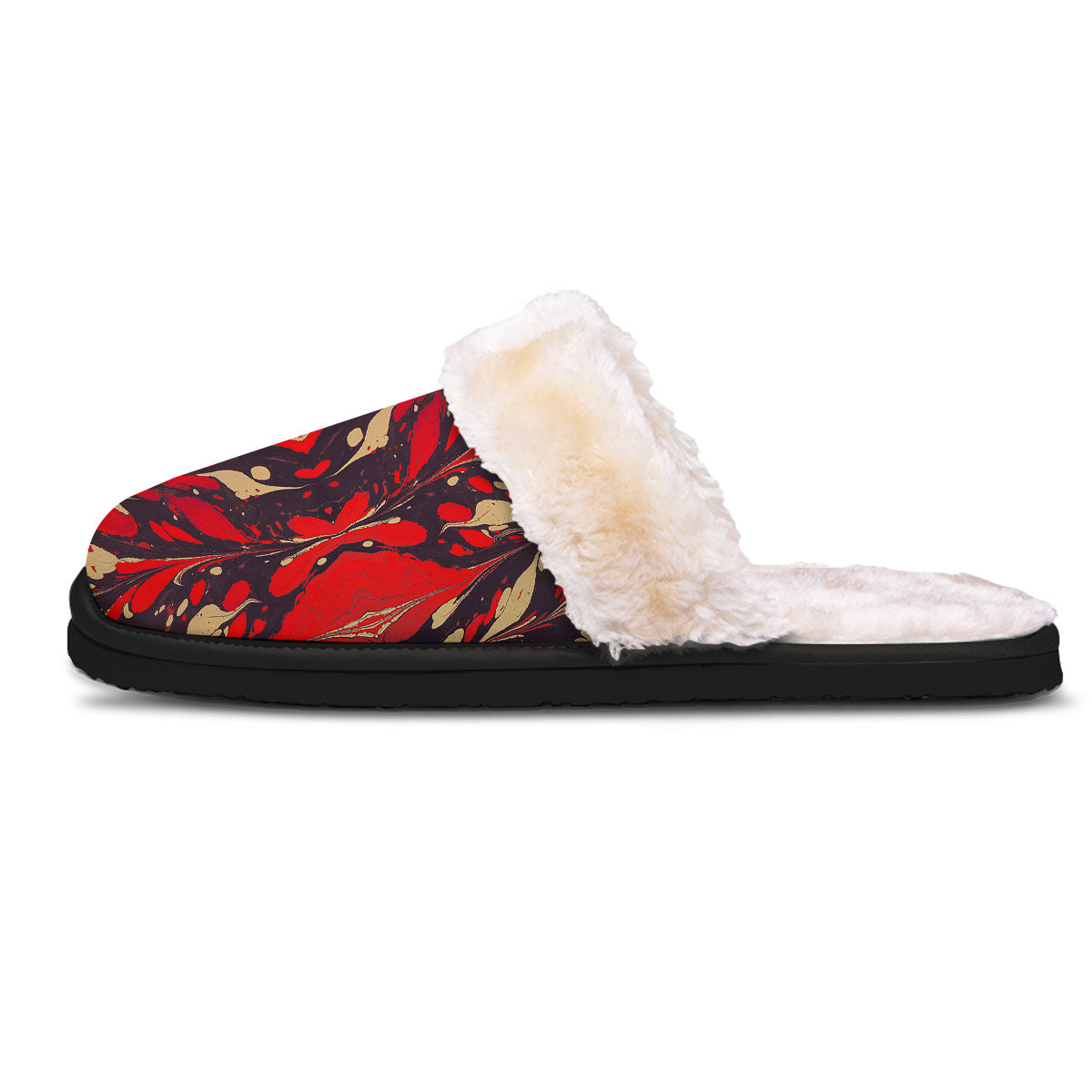Formed Psychedelic Print Pattern Slippers-grizzshop