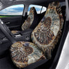 Fossil Ammonite Print Car Seat Covers-grizzshop