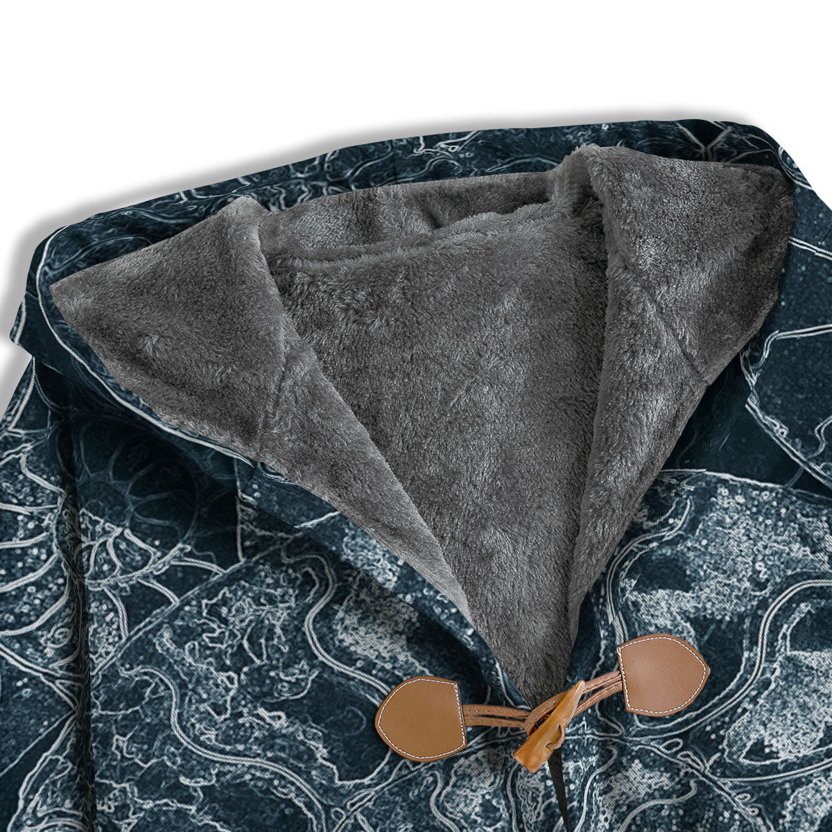 Fossil Ammonoidea Print Men's Windbreaker Jacket-grizzshop