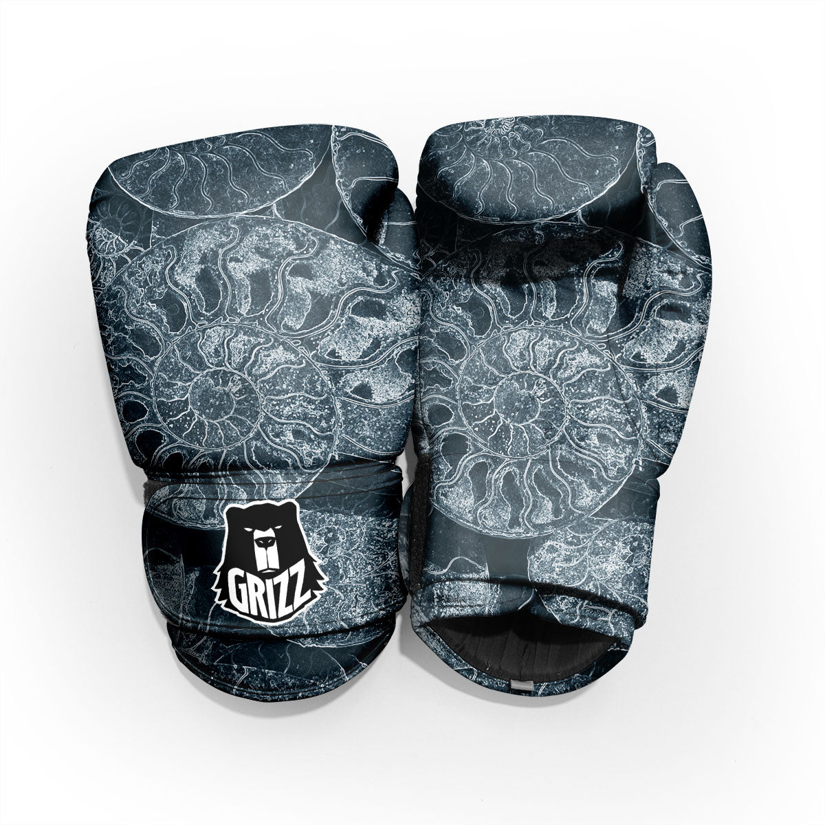 Fossil Ammonoidea Print Pro Boxing Glove