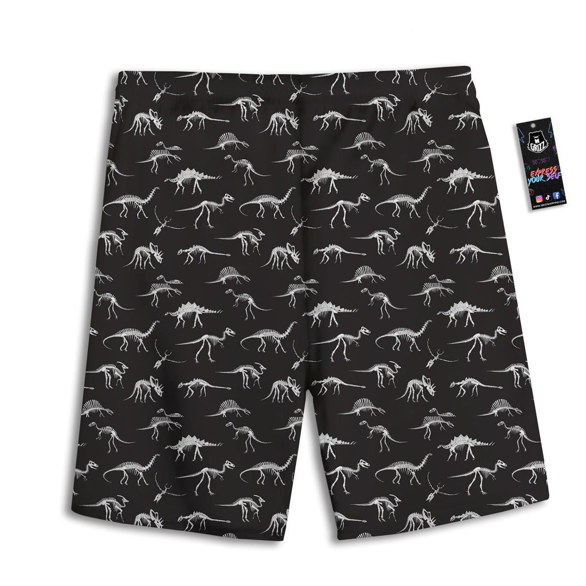 Geometric Isometric Print Pattern Men's Athletic Shorts