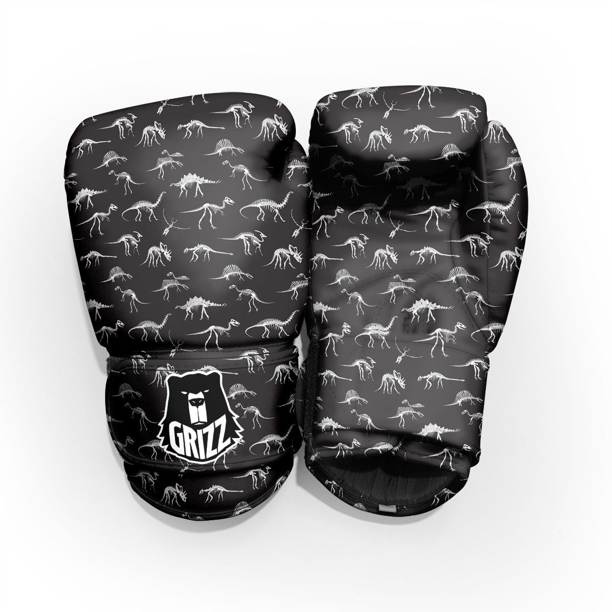 Fossil Dino Skeleton Print Pattern Pro Boxing Glove