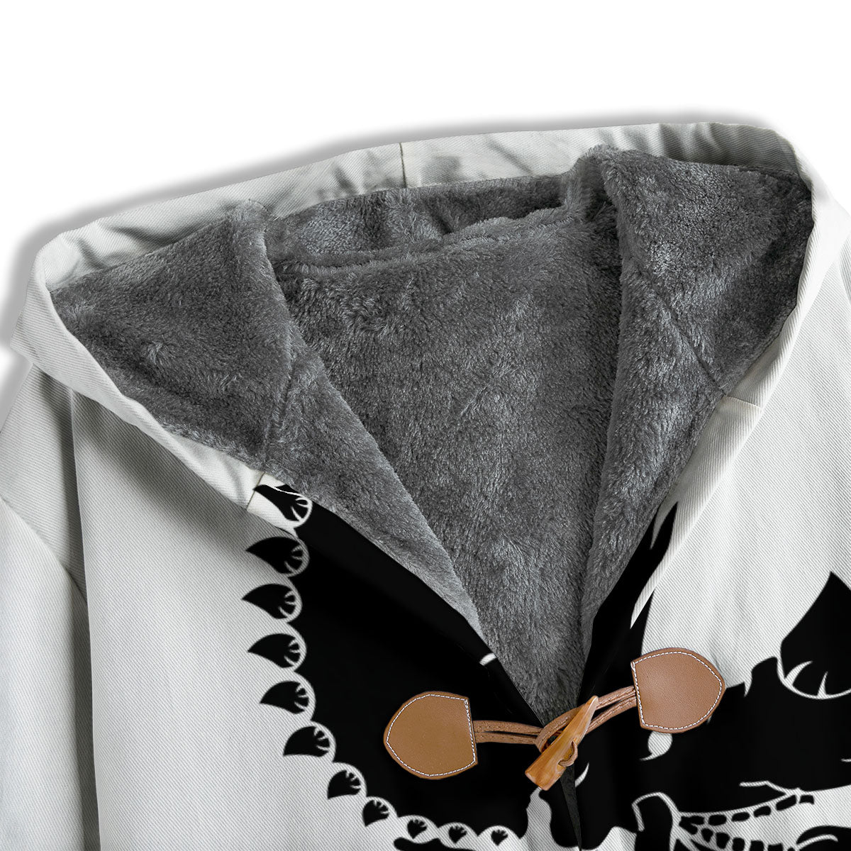 Fossil Dinosaur Monochrome Print Men's Windbreaker Jacket-grizzshop