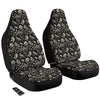 Fossil Dinosaur Monochrome Print Pattern Car Seat Covers-grizzshop