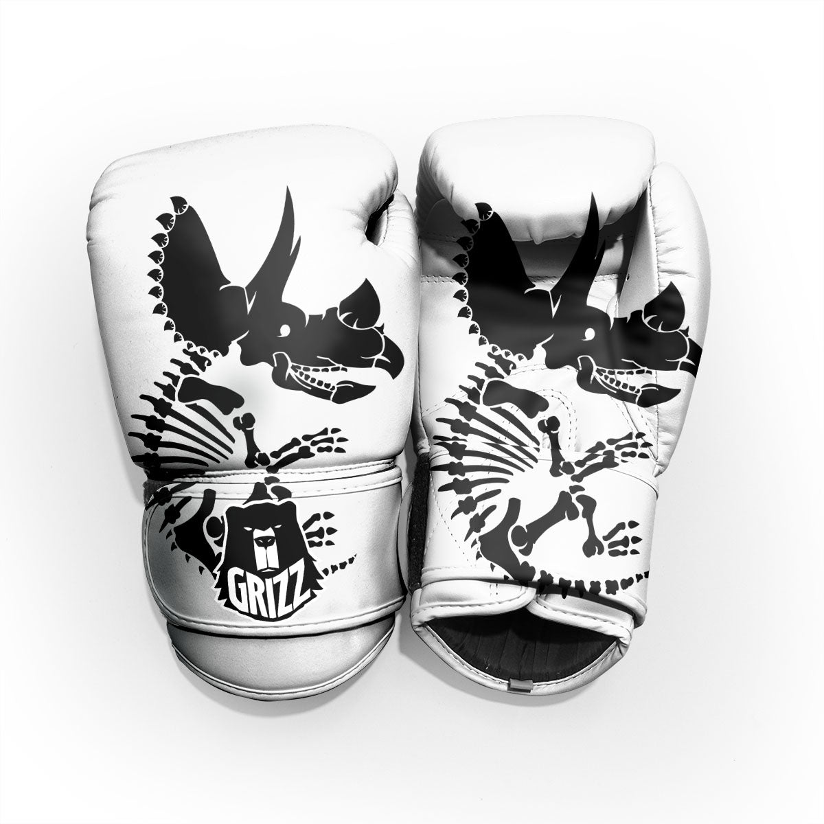 Fossil Dinosaur Monochrome Print Pro Boxing Glove