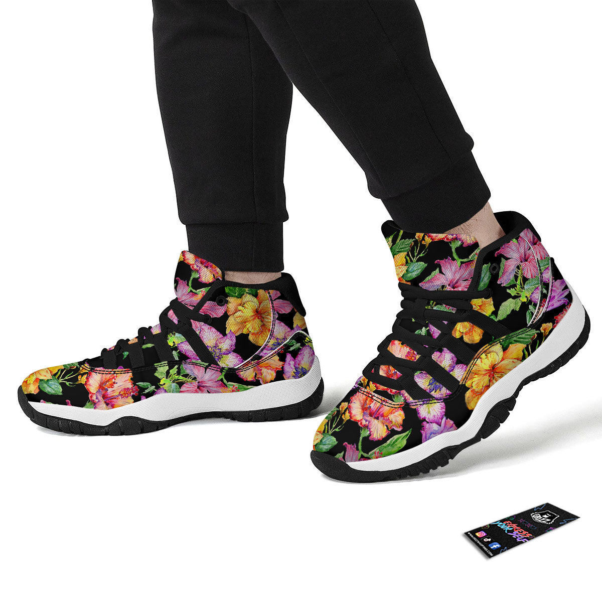 Fossil Dinosaur Print Pattern Black Bball Shoes-grizzshop