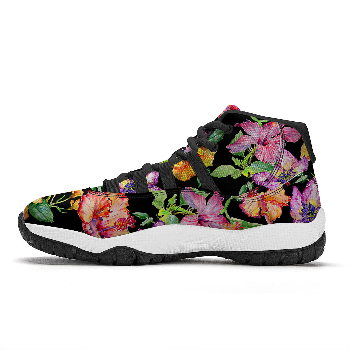 Fossil Dinosaur Print Pattern Black Bball Shoes-grizzshop