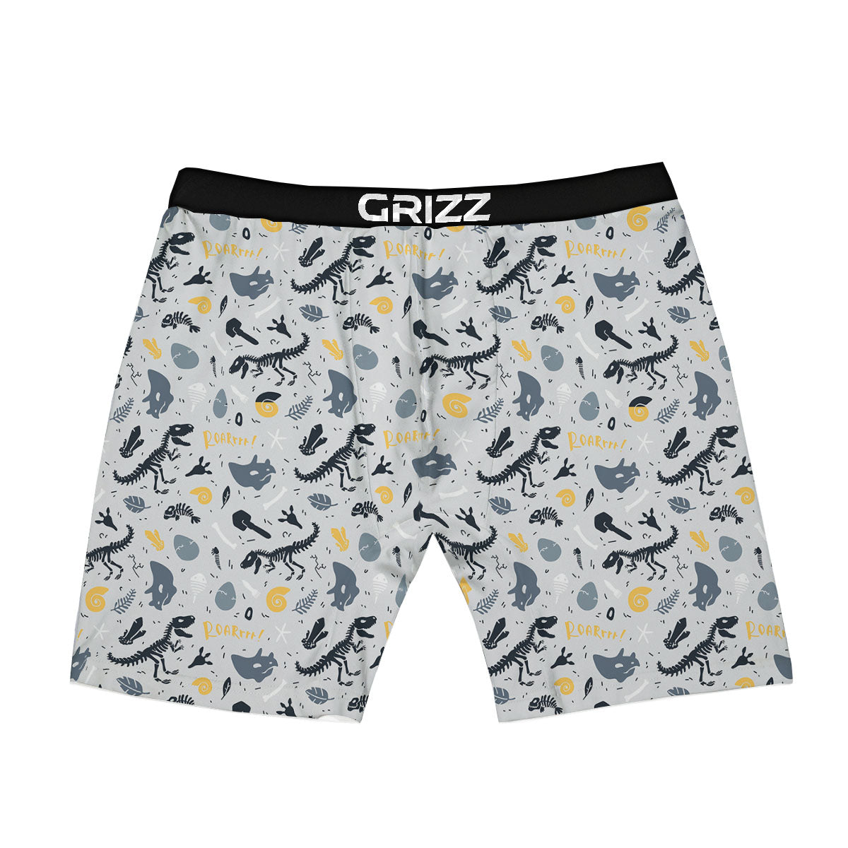 Fossil Dinosaur Print Pattern Boxer Briefs-grizzshop
