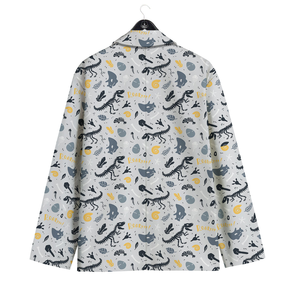 Fossil Dinosaur Print Pattern Men's Sport Coat-grizzshop