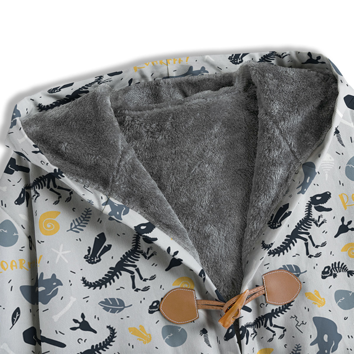 Fossil Dinosaur Print Pattern Men's Windbreaker Jacket-grizzshop