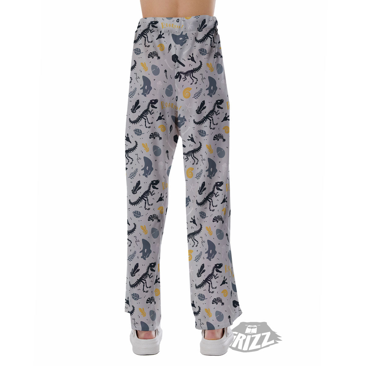 Fossil Dinosaur Print Pattern Pajama Pants-grizzshop