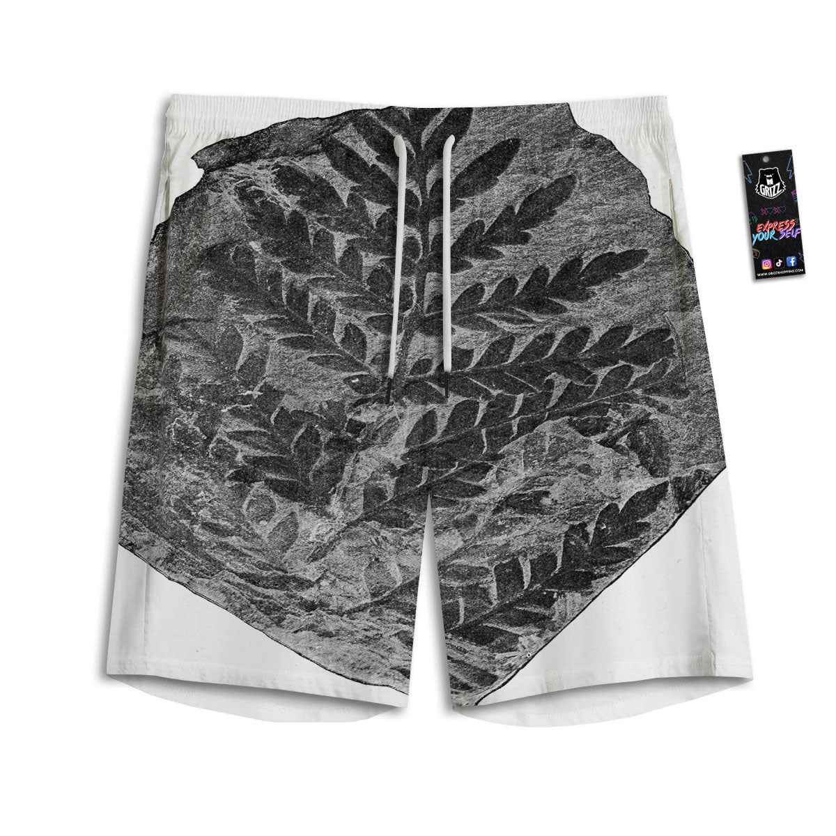 Geometric Native American Print Pattern Men's Athletic Shorts