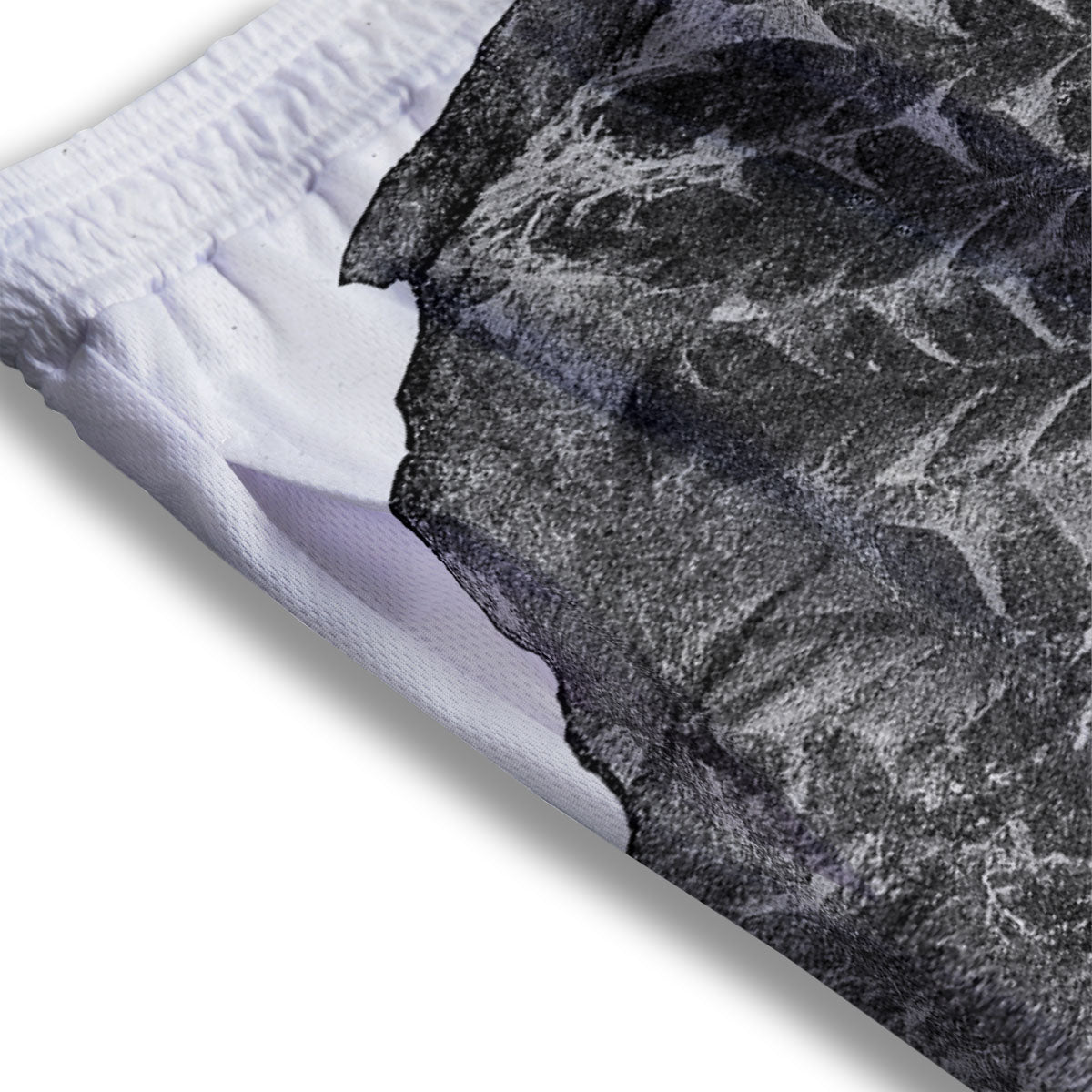 Fossil Fern Print Mesh Shorts